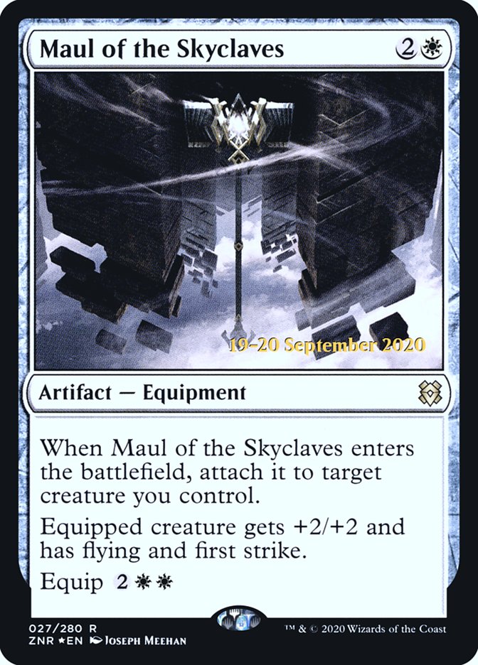 Maul of the Skyclaves  (Prerelease) [Zendikar Rising Prerelease Promos] | Rook's Games and More