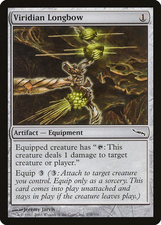 Viridian Longbow [Mirrodin] | Rook's Games and More