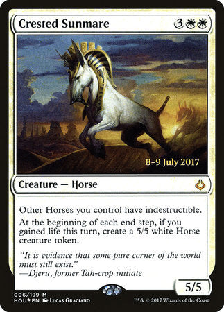 Crested Sunmare [Hour of Devastation Promos] | Rook's Games and More