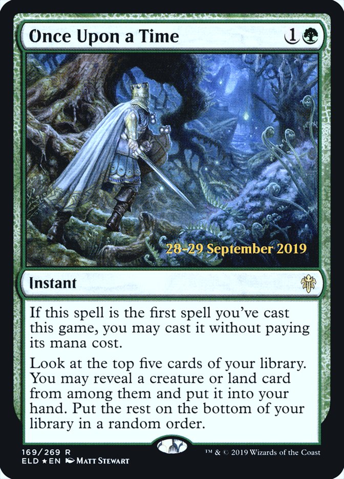 Once Upon a Time  [Throne of Eldraine Prerelease Promos] | Rook's Games and More