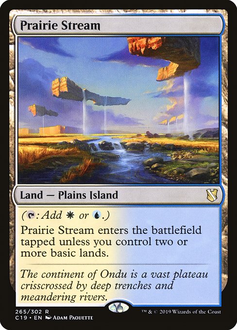 Prairie Stream [Commander 2019] | Rook's Games and More