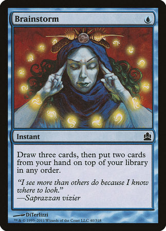 Brainstorm [Commander 2011] | Rook's Games and More