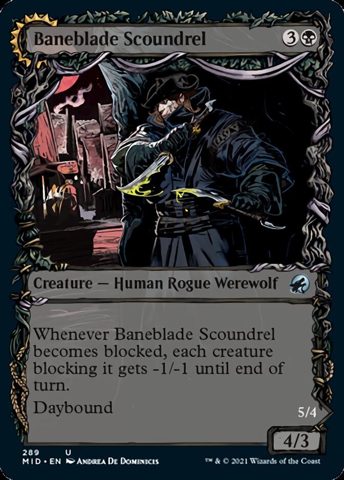 Baneblade Scoundrel // Baneclaw Marauder (Showcase Equinox) [Innistrad: Midnight Hunt] | Rook's Games and More