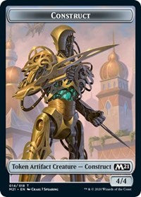 Construct // Soldier Double-sided Token [Core Set 2021 Tokens] | Rook's Games and More