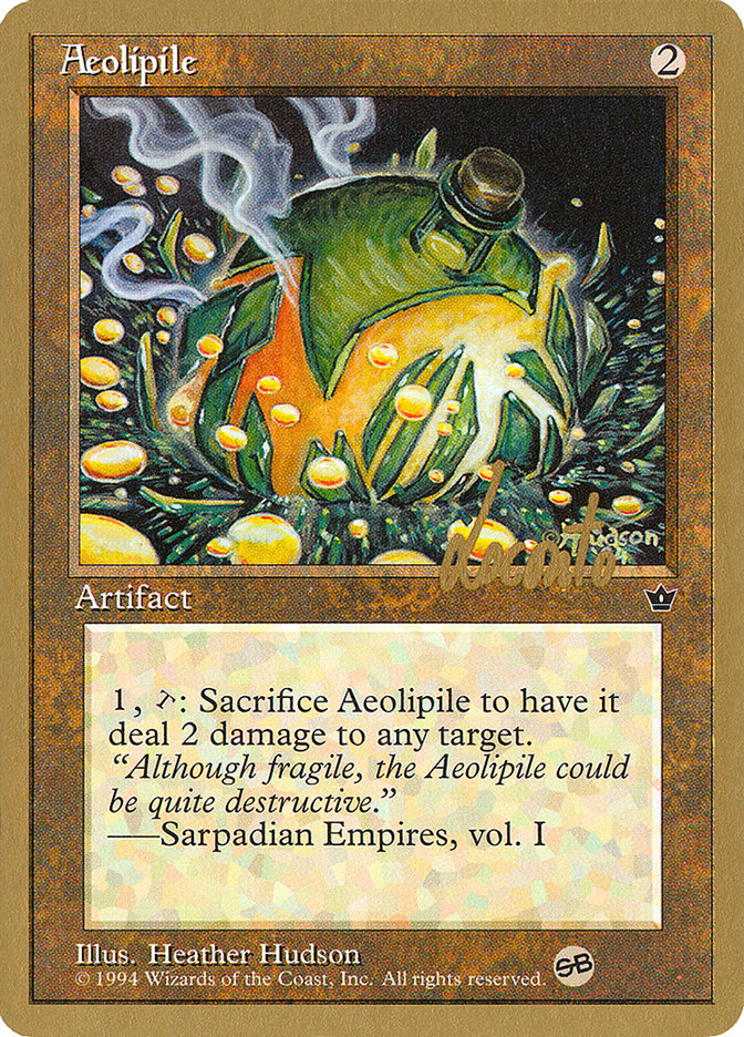 Aeolipile (Michael Loconto) (SB) [Pro Tour Collector Set] | Rook's Games and More