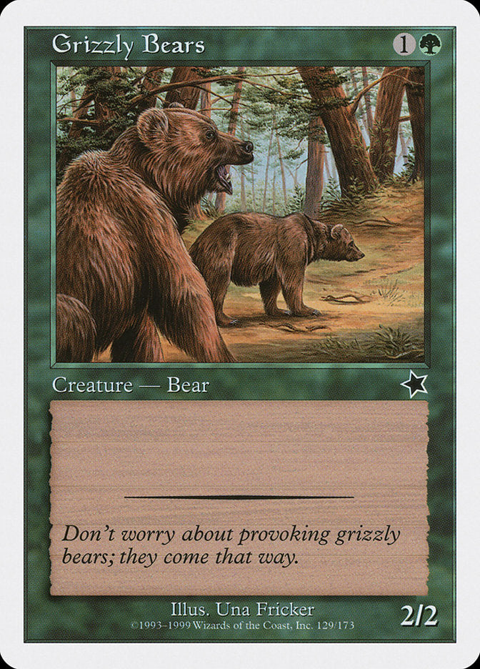 Grizzly Bears [Starter 1999] | Rook's Games and More