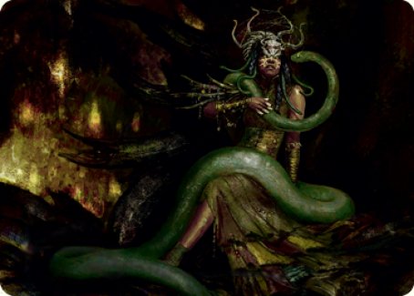 Saryth, the Viper's Fang Art Card [Innistrad: Midnight Hunt Art Series] | Rook's Games and More