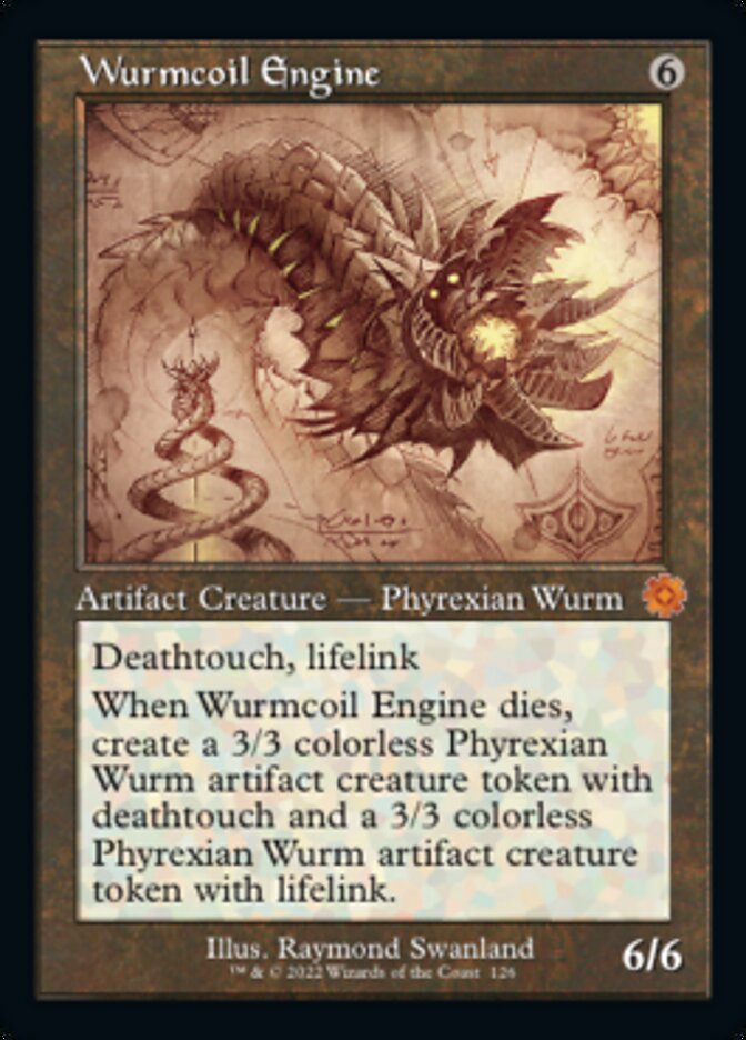 Wurmcoil Engine (Retro Schematic) [The Brothers' War Retro Artifacts] | Rook's Games and More