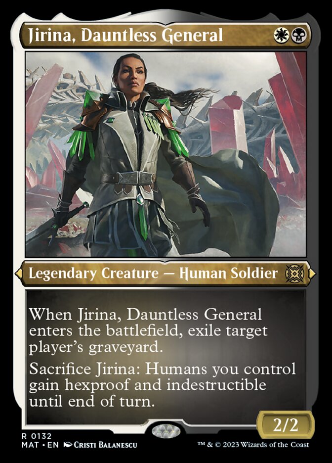 Jirina, Dauntless General (Foil Etched) [March of the Machine: The Aftermath] | Rook's Games and More