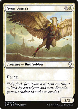 Aven Sentry [Dominaria] | Rook's Games and More