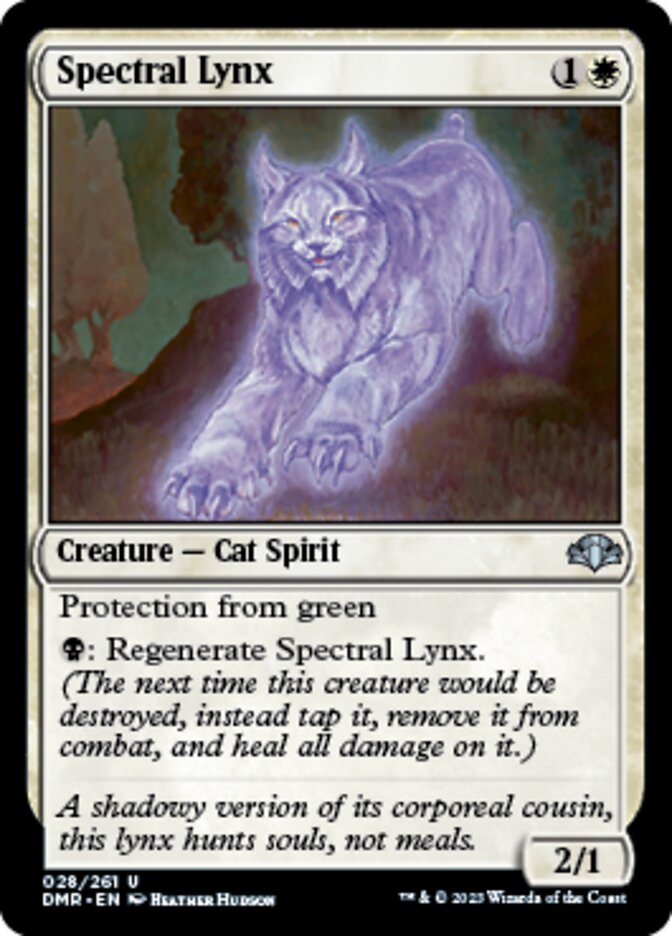Spectral Lynx [Dominaria Remastered] | Rook's Games and More