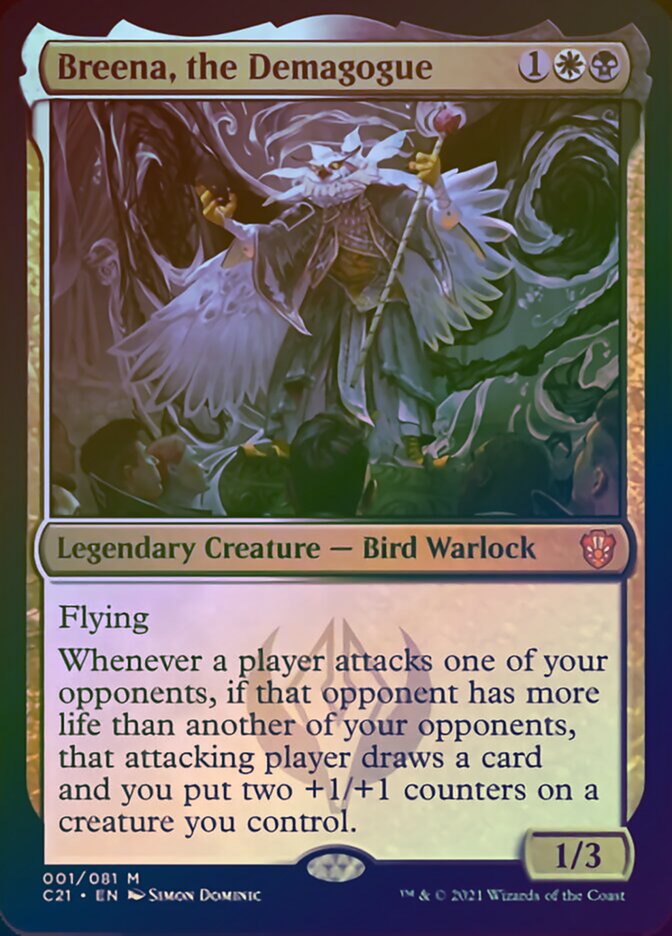 Breena, the Demagogue (Display Commander) [Commander 2021] | Rook's Games and More