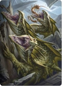 Grakmaw, Skyclave Ravager Art Card [Zendikar Rising Art Series] | Rook's Games and More