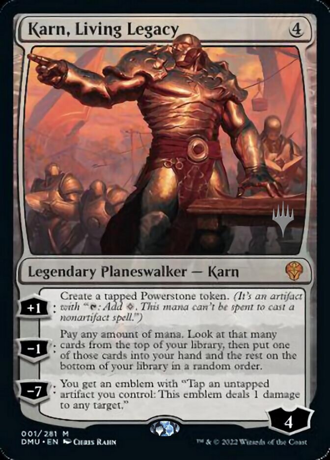 Karn, Living Legacy (Promo Pack) [Dominaria United Promos] | Rook's Games and More