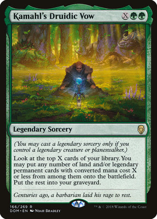 Kamahl's Druidic Vow [Dominaria] | Rook's Games and More