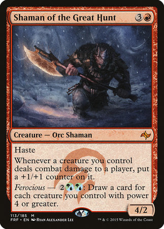 Shaman of the Great Hunt [Fate Reforged] | Rook's Games and More