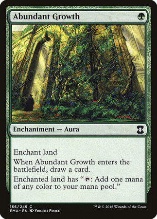 Abundant Growth [Eternal Masters] | Rook's Games and More