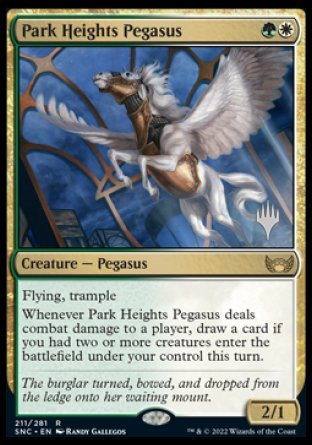 Park Heights Pegasus (Promo Pack) [Streets of New Capenna Promos] | Rook's Games and More