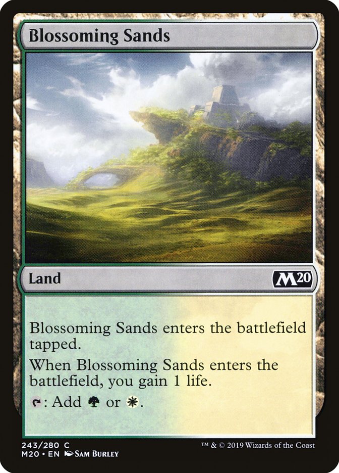 Blossoming Sands [Core Set 2020] | Rook's Games and More