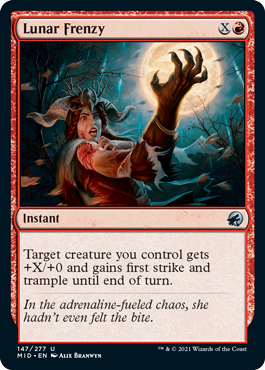 Lunar Frenzy [Innistrad: Midnight Hunt] | Rook's Games and More