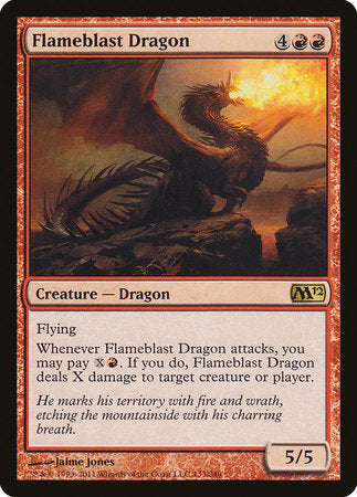 Flameblast Dragon [Magic 2012] | Rook's Games and More