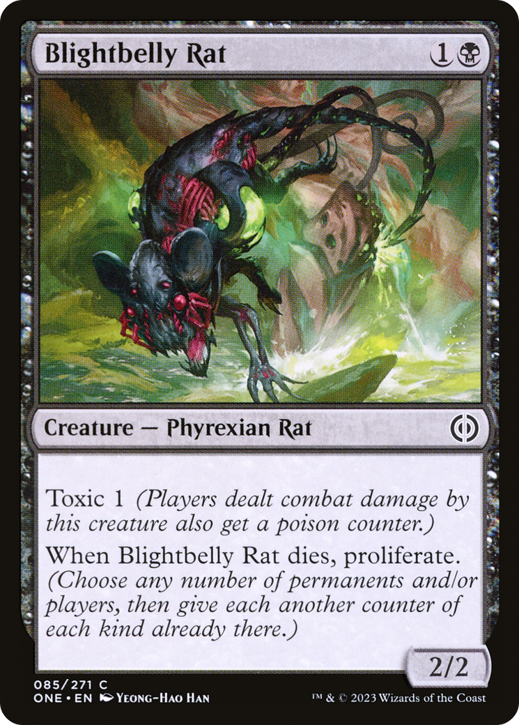 Blightbelly Rat [Phyrexia: All Will Be One] | Rook's Games and More