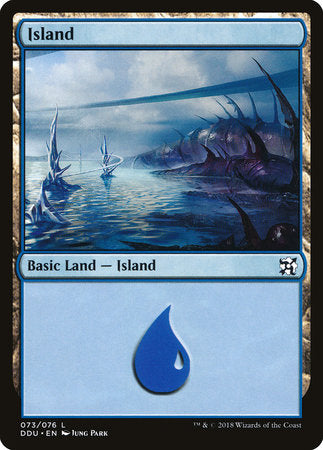 Island (73) [Duel Decks: Elves vs. Inventors] | Rook's Games and More