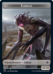 Eldrazi // Soldier Double-Sided Token [Starter Commander Decks] | Rook's Games and More