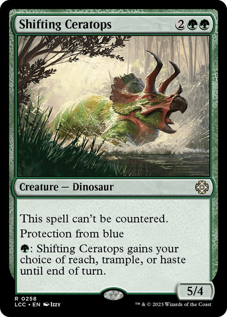 Shifting Ceratops [The Lost Caverns of Ixalan Commander] | Rook's Games and More