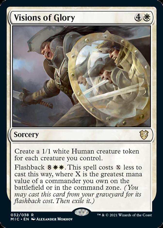 Visions of Glory [Innistrad: Midnight Hunt Commander] | Rook's Games and More