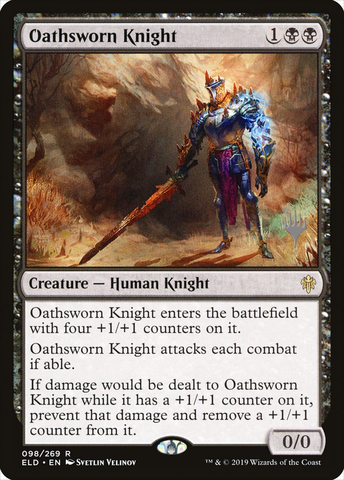 Oathsworn Knight (Promo Pack) [Throne of Eldraine Promos] | Rook's Games and More