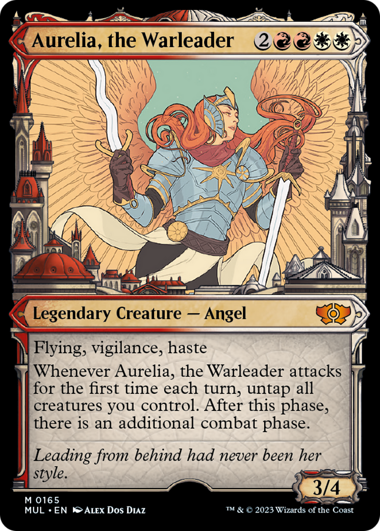 Aurelia, the Warleader (Halo Foil) [Multiverse Legends] | Rook's Games and More