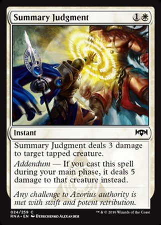 Summary Judgment [Ravnica Allegiance] | Rook's Games and More