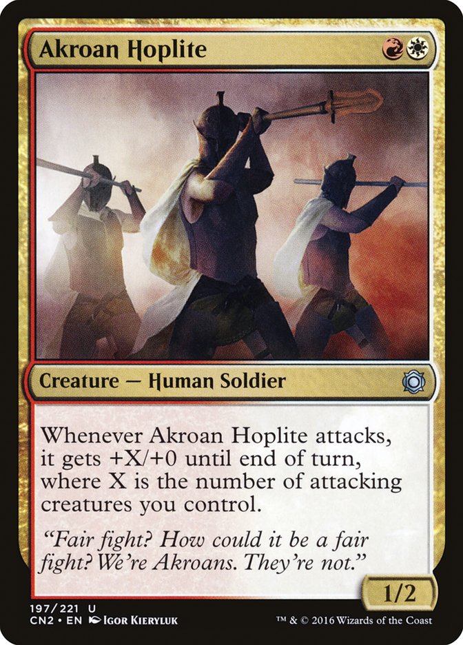 Akroan Hoplite [Conspiracy: Take the Crown] | Rook's Games and More
