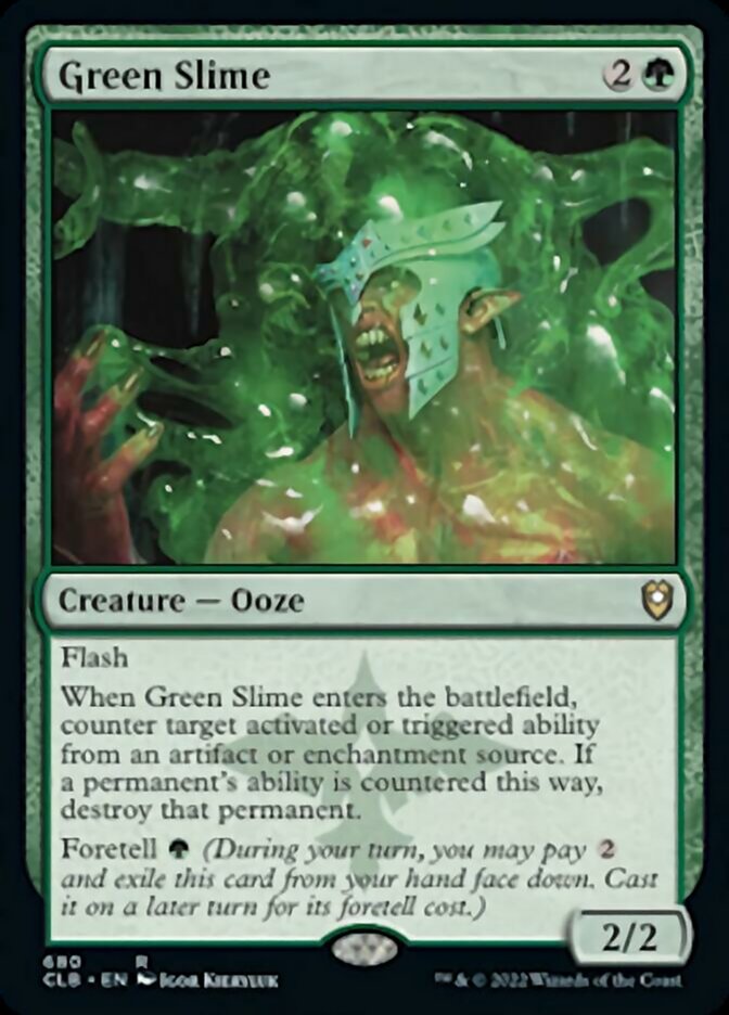 Green Slime [Commander Legends: Battle for Baldur's Gate] | Rook's Games and More