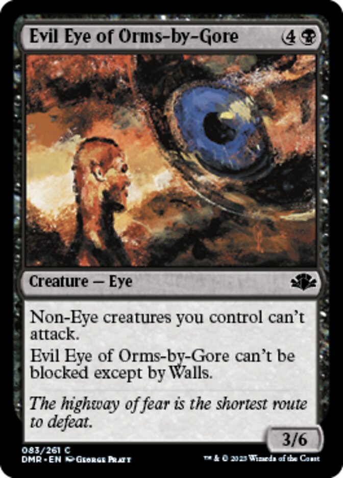 Evil Eye of Orms-by-Gore [Dominaria Remastered] | Rook's Games and More