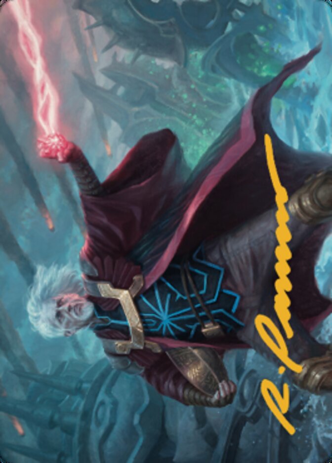 Urza, Lord Protector Art Card (Gold-Stamped Signature) [The Brothers' War Art Series] | Rook's Games and More