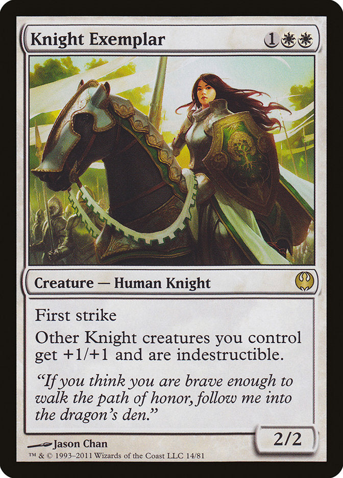 Knight Exemplar [Duel Decks: Knights vs. Dragons] | Rook's Games and More