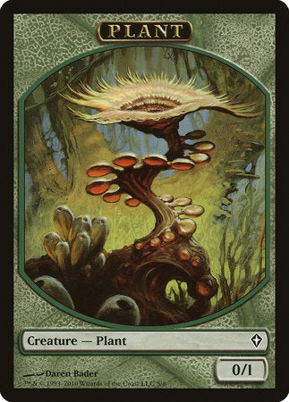 Plant Token [Worldwake Tokens] | Rook's Games and More