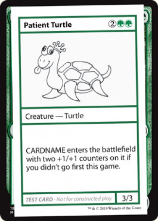 Patient Turtle (2021 Edition) [Mystery Booster Playtest Cards] | Rook's Games and More