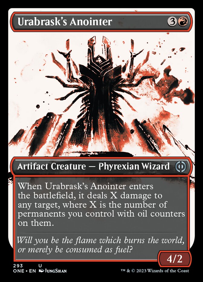 Urabrask's Anointer (Showcase Ichor) [Phyrexia: All Will Be One] | Rook's Games and More