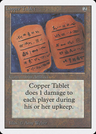 Copper Tablet [Unlimited Edition] | Rook's Games and More
