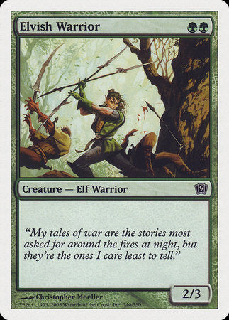 Elvish Warrior [Ninth Edition] | Rook's Games and More
