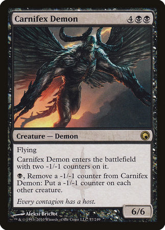 Carnifex Demon [Scars of Mirrodin] | Rook's Games and More