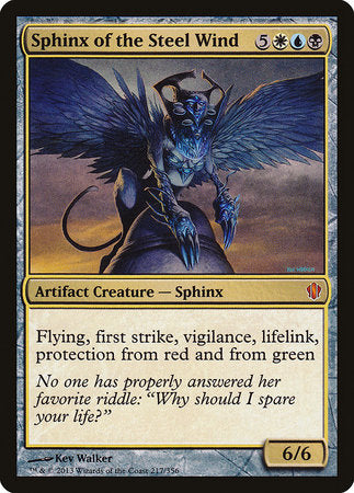 Sphinx of the Steel Wind [Commander 2013] | Rook's Games and More