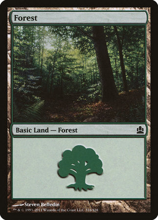 Forest (316) [Commander 2011] | Rook's Games and More