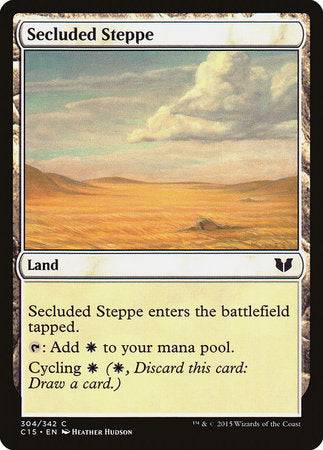 Secluded Steppe [Commander 2015] | Rook's Games and More