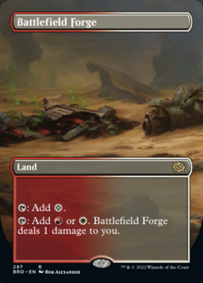 Battlefield Forge (Borderless Alternate Art) [The Brothers' War] | Rook's Games and More