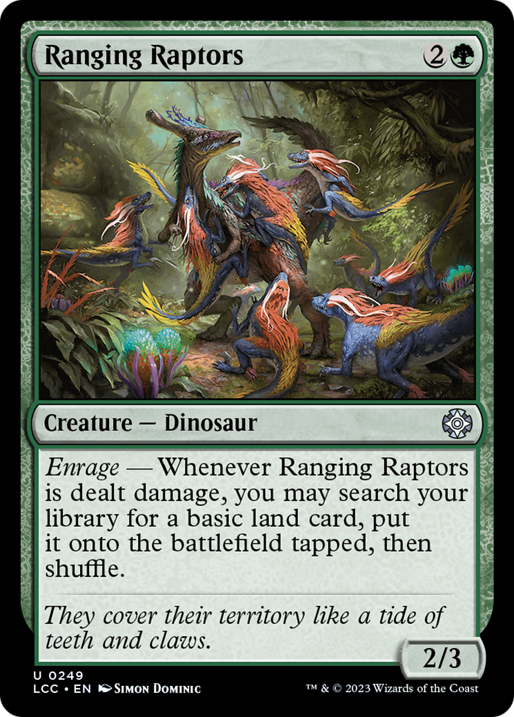 Ranging Raptors [The Lost Caverns of Ixalan Commander] | Rook's Games and More