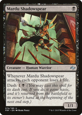 Mardu Shadowspear [Fate Reforged] | Rook's Games and More